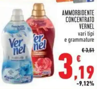 Conad AMMORBIDENTE CONCENTRATO VERNEL vari tipi offerta