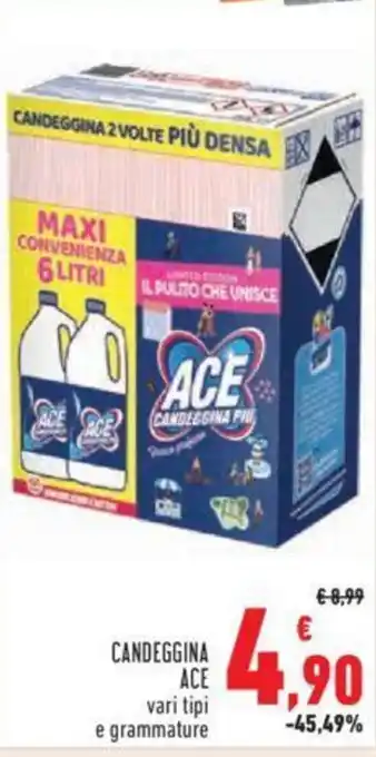 Conad CANDEGGINA ACE vari tipi offerta