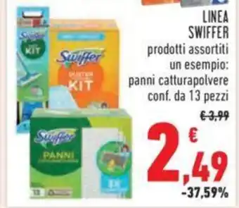 Conad LINEA SWIFFER prodotti assortiti offerta