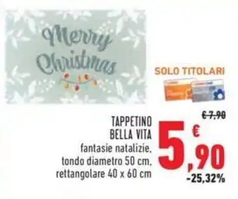 TAPPETINO BELLA VITA