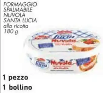 Conad FORMAGGIO SPALMABILE NUVOLA SANTA LUCIA 180 g offerta