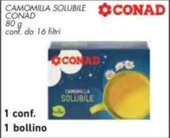 Conad CAMOMILLA SOLUBILE CONAD 80 g offerta
