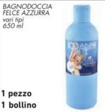 Conad BAGNODOCCIA FELCE AZZURRA vari tipi 650 ml offerta