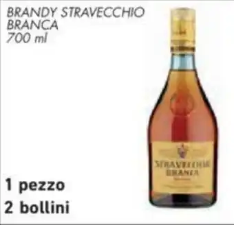 Conad BRANDY STRAVECCHIO BRANCA 700 ml offerta