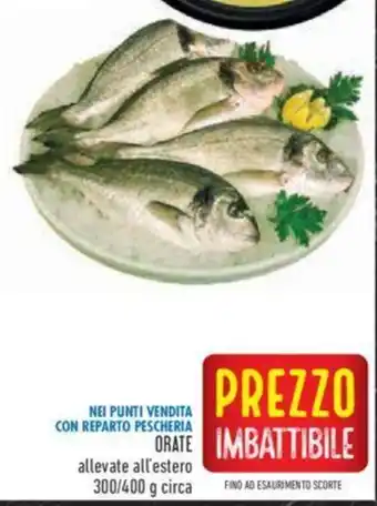 Conad ORATE 300/400 g circa offerta