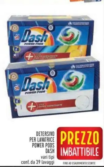 Conad DETERSIVO PER LAVATRICE POWER PODS Dash offerta