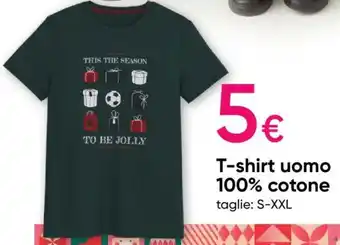 Pepco T-shirt uomo 100% cotone taglie: S-XXL offerta