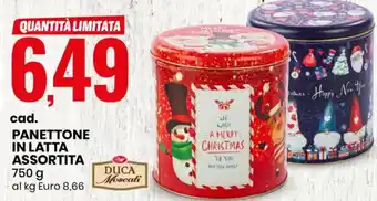 PANETTONE IN LATTA ASSORTITA 750 g