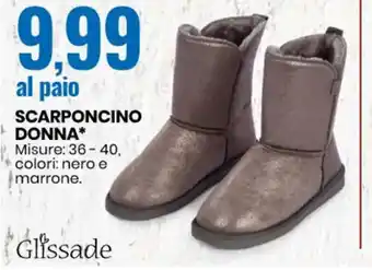Eurospin Glissade SCARPONCINO DONNA 36-40 offerta