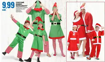 Eurospin COSTUME BABBO NATALE/ELFO offerta