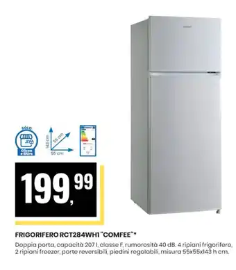 Eurospin FRIGORIFERO RCT284WH1 "COMFEE" offerta
