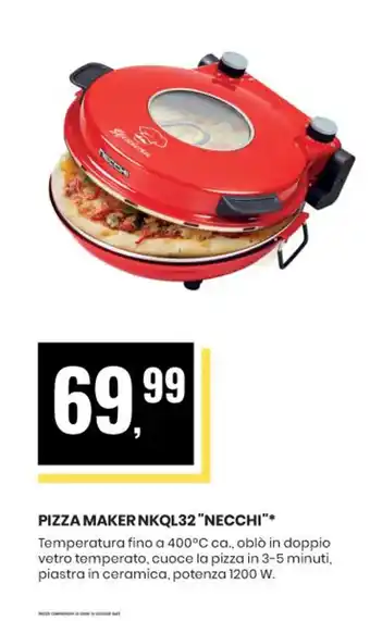 Eurospin PIZZA MAKER NKQL32 "NECCHI" offerta