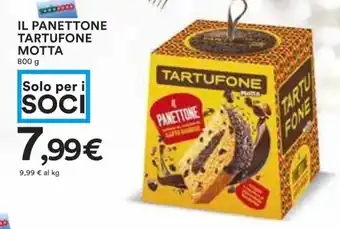 Coop IL PANETTONE TARTUFONE MOTTA 800 g offerta