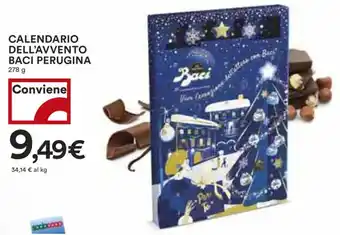 Coop CALENDARIO DELL'AVVENTO BACI PERUGINA 278 g offerta