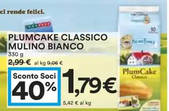 Coop PLUMCAKE CLASSICO MULINO BIANCO 330 g offerta