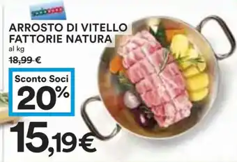 Coop ARROSTO DI VITELLO FATTORIE NATURA offerta