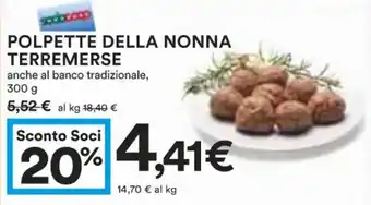 Coop POLPETTE DELLA NONNA TERREMERSE 300 g offerta