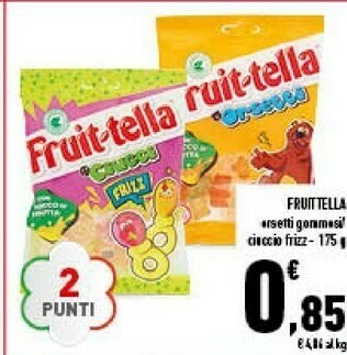 Conad Fruittella Orsetti Frizz Con Succo Di Frutta 175 G(ml) offerta