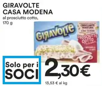 Coop GIRAVOLTE CASA MODENA 170 g offerta