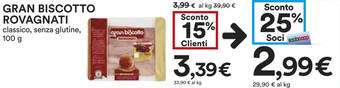 Coop GRAN BISCOTTO ROVAGNATI 100 g offerta