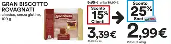 Coop GRAN BISCOTTO ROVAGNATI 100 g offerta
