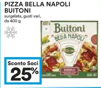 Coop PIZZA BELLA NAPOLI BUITONI surgelata, gusti vari, da 400 g offerta