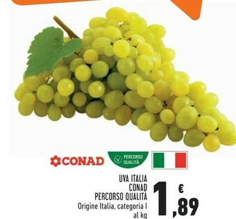 Conad Conad Uva Italia Percorso Qualita offerta