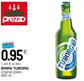 Coop BIRRA TUBORG original green, 660 ml offerta