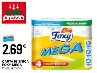Coop CARTA IGIENICA FOXY MEGA offerta