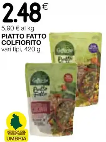 Coop PIATTO FATTO COLFIORITO vari tipi, 420 g offerta