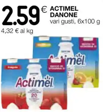 Coop ACTIMEL DANONE vari gusti, 6x100 g offerta