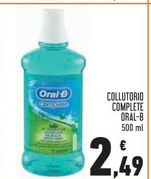 Conad Oral b Oral-b Collutorio Complete offerta