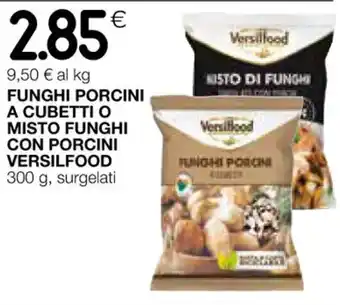 FUNGHI PORCINI A CUBETTI O MISTO FUNGHI CON PORCINI VERSILFOOD 300 g