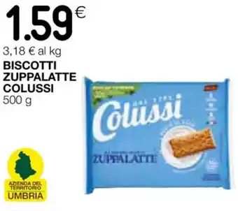 Coop BISCOTTI ZUPPALATTE COLUSSI 500 g offerta