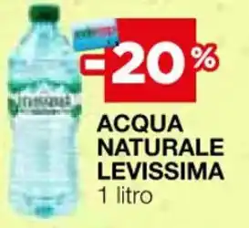 Coop ACQUA NATURALE LEVISSIMA 1 litro offerta