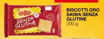 Coop BISCOTTI ORO SAIWA SENZA GLUTINE 200 g offerta