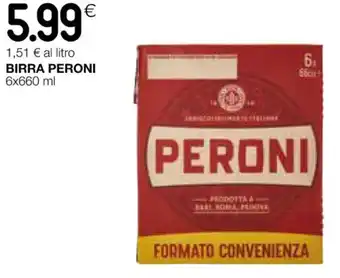 Coop BIRRA PERONI 6x660 ml offerta