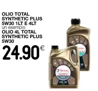 Coop OLIO 4L TOTAL SYNTHETIC PLUS 5W30 offerta