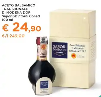 ACETO BALSAMICO TRADIZIONALE DI MODENA DOP Sapori&Dintorni Conad 100 ml