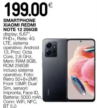 Coop SMARTPHONE XIAOMI REDMI NOTE 12 256GB offerta