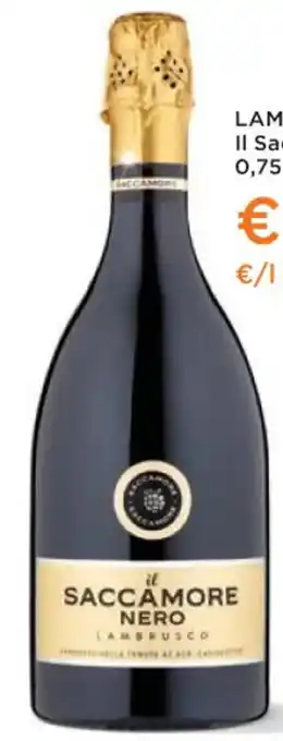 LAMBRUSCO DI MODENA DOC Il Saccamore nero 0,75 l