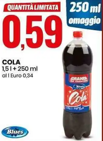 Eurospin Cola 1,5l + 250ml offerta