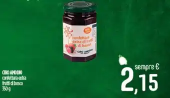 CIRO AMODIO confettura extra frutti di bosco 350 g