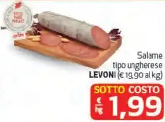 Spak Supermercati Salame tipo ungherese LEVONI offerta