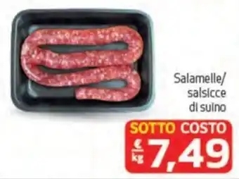 Salamelle/ salsicce di suino