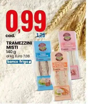 Eurospin Tramezzini Misti 140g offerta