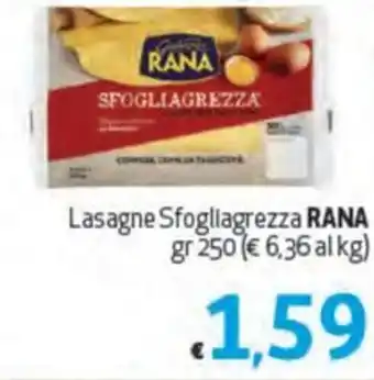 Lasagne Sfogliagrezza RANA gr 250