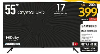 SAMSUNG SMART TV 55AU7090