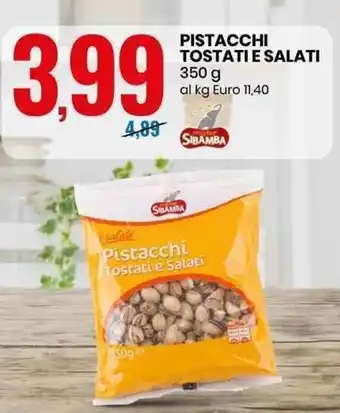 Eurospin Pistacchi Tostati e Salati 350g offerta