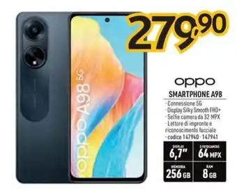 FreeShop oppo SMARTPHONE A98 offerta